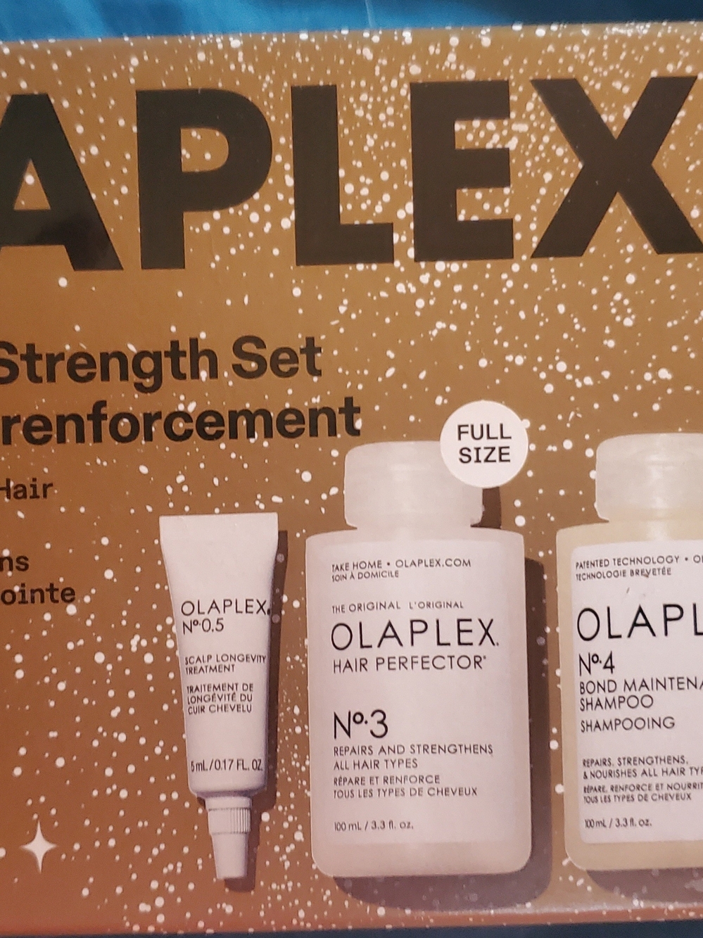 OLAPLEX Strength Set - White and Gold Packaging